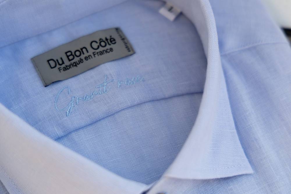 Chemise Granit Rose bleue
