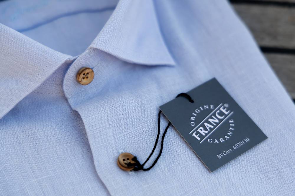 Chemise Granit Rose bleue