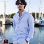 Chemise Granit Rose bleue