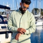 Chemise Granit Rose verte