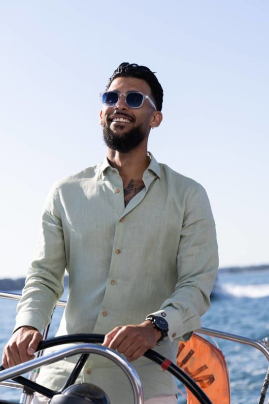 Chemise Granit Rose verte