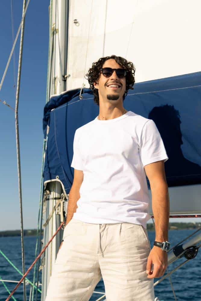 Tee-shirt Sable Blanc