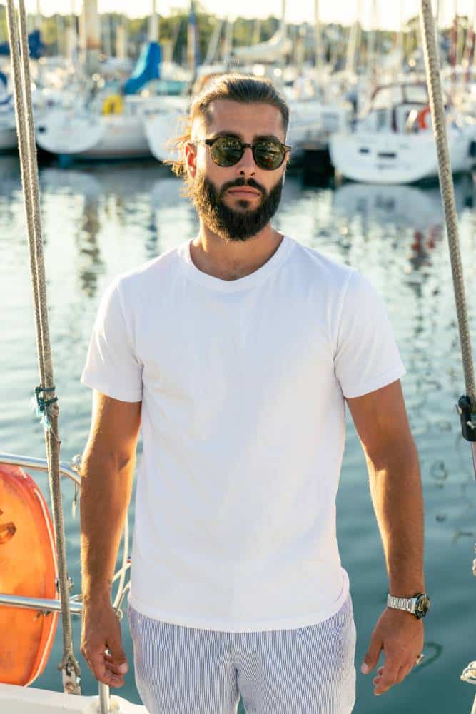 Tee-shirt Sable Blanc
